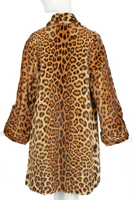 Lot 32 - A leopard skin coat, 1950s