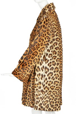 Lot 32 - A leopard skin coat, 1950s
