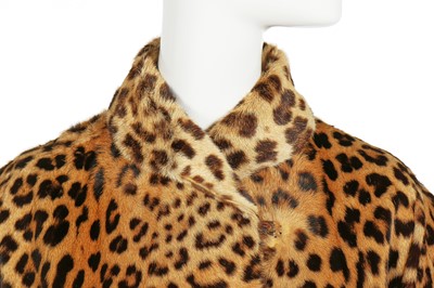 Lot 32 - A leopard skin coat, 1950s