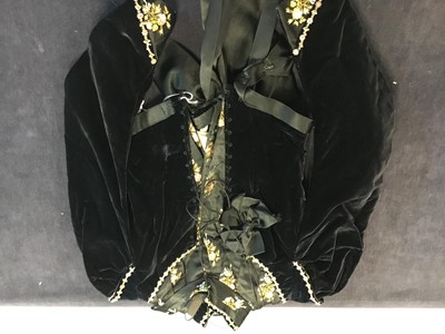 Lot 14 - A group of evening and mourning fashions, mainly 1890s-1900
