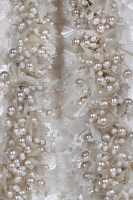 Lot 397 - A Felisa Irigoyen couture pearlised cocktail ensemble, 1968-69