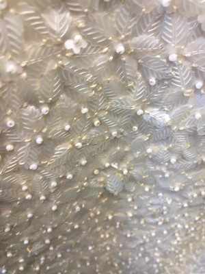 Lot 397 - A Felisa Irigoyen couture pearlised cocktail ensemble, 1968-69