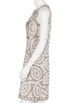 Lot 89 - A Felisa Irigoyen couture embellished cocktail dress, 1968-69