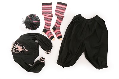 Lot 95 - A pair of rare black cotton bicycling bloomers,...