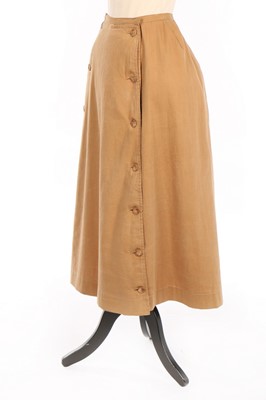 Lot 96 - A rare lady's cycling skirt, circa 1910, of...