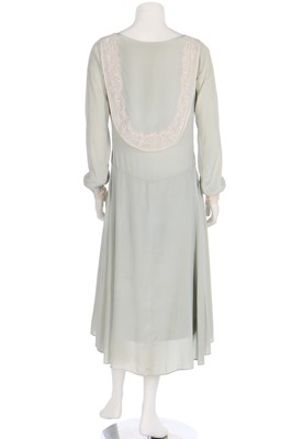 Lot 58 - A rare Boué Sœurs couture silk day dress, 'Perlette', Spring-Summer 1930