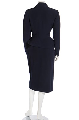 Lot 83 - Two Schiaparelli finely tailored wool suits, circa 1949-51