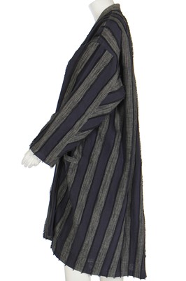 Lot 475 - An Issey Miyake textured oversized cotton coat, circa 1985