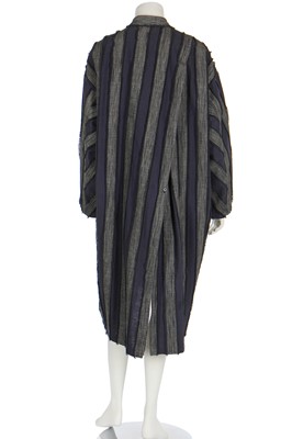 Lot 475 - An Issey Miyake textured oversized cotton coat, circa 1985