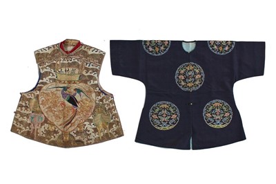 Lot 375 - An interesting group of Chinese clothing,...