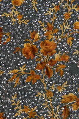 Lot 387 - An early Hubert de Givenchy couture voided velvet evening gown, Autumn-Winter 1954