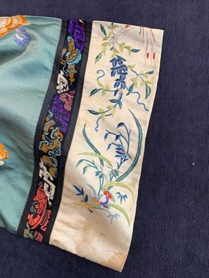 Lot 319 - An embroidered informal robe, chang-fu, Chinese, circa 1920