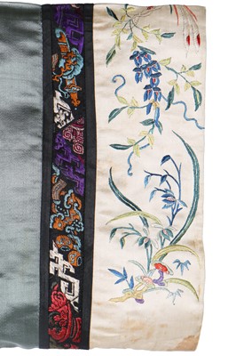 Lot 319 - An embroidered informal robe, chang-fu, Chinese, circa 1920