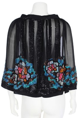 Lot 64 - Three good sequinned evening capelets, 1930s