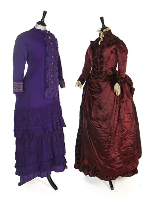 Lot 7 - A group of Victorian clothing, 1850s-1880s