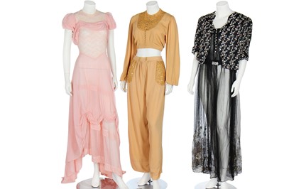 Lot 79 - A group of mainly evening and dinner fashions, 1930s-circa 1950
