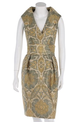 Lot 327 - An Alexander McQueen brocaded dress, 'Widows...