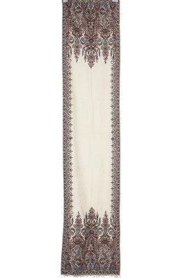 Lot 295 - A good woven stole, French, 1835-40