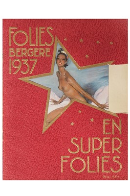 Lot 223 - Five Folies Bergère programmes, early 1920s-1950s