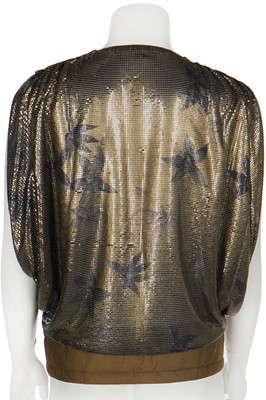 Lot 182 - A Gianni Versace Oroton top, 1980s