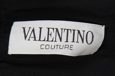Lot 159 - A Valentino Garavani couture organza and velvet cocktail dress, 1980s