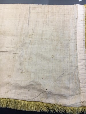 Lot 268 - A fine embroidered cover (Colcha), Spanish or Portuguese, late 16th-early 17th century