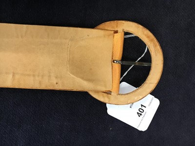 Lot 401 - Maison Lanvin couture by Jules-François Crahay - an apricot ziberline evening gown, circa 1968