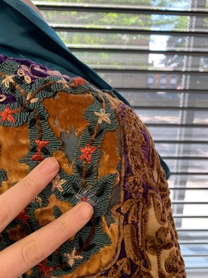 Lot 363 - A rare Paul Poiret couture embroidered Orientalist opera coat, circa 1925
