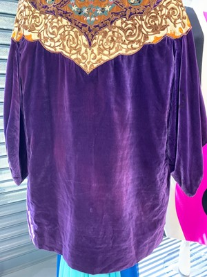 Lot 363 - A rare Paul Poiret couture embroidered Orientalist opera coat, circa 1925
