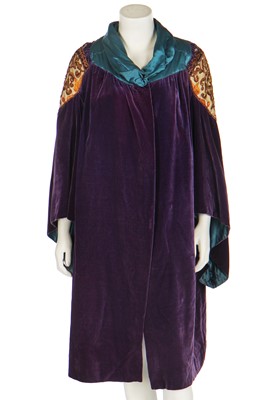 Lot 363 - A rare Paul Poiret couture embroidered Orientalist opera coat, circa 1925