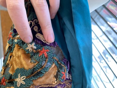 Lot 363 - A rare Paul Poiret couture embroidered Orientalist opera coat, circa 1925