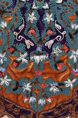 Lot 363 - A rare Paul Poiret couture embroidered Orientalist opera coat, circa 1925