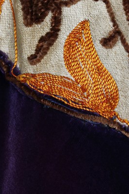 Lot 363 - A rare Paul Poiret couture embroidered Orientalist opera coat, circa 1925