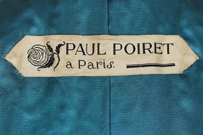 Lot 363 - A rare Paul Poiret couture embroidered Orientalist opera coat, circa 1925