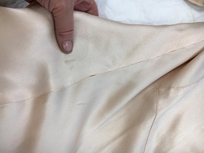 Lot 367 - A Jeanne Lanvin couture pale pink satin evening gown 'Barbarie', Autumn-Winter 1934-35