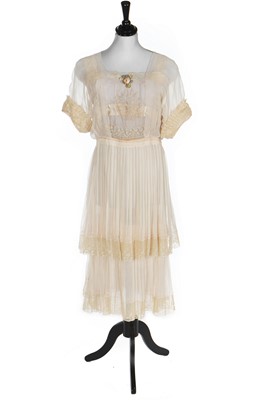 Lot 357 - A Boué Sœurs lingerie dress, 1918-19