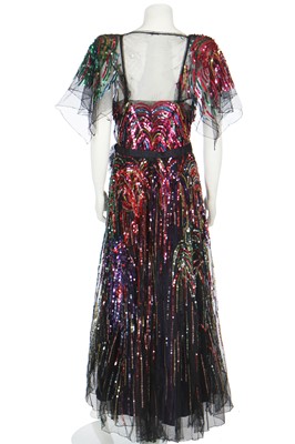 Lot 368 - A Nicole de Paris Inc 'Firework' dress, American, 1945