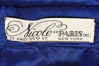 Lot 368 - A Nicole de Paris Inc 'Firework' dress, American, 1945