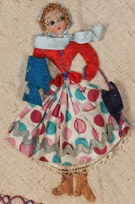 Lot 76 - A child's embroidered waistcoat, French, 1930s