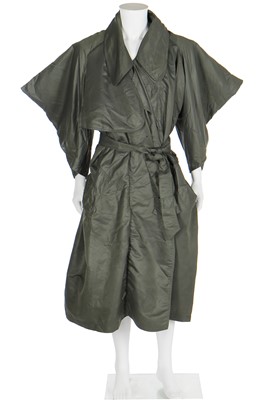 Lot 436 - A rare Vivienne Westwood outsized trench coat, 'Hypnos' collection, Spring-Summer 1984