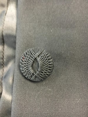 Lot 440 - A John Galliano black wool suit, 'Dolores' collection, Autumn-Winter 1995-96