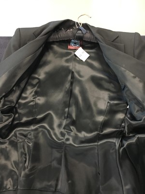 Lot 440 - A John Galliano black wool suit, 'Dolores' collection, Autumn-Winter 1995-96