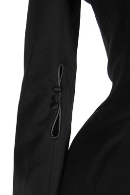 Lot 440 - A John Galliano black wool suit, 'Dolores' collection, Autumn-Winter 1995-96