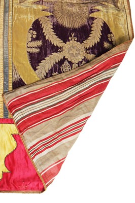 Lot 315 - A brocaded silk tent hanging (Haiti), Moroccan, North African, late 19th century