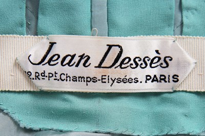 Lot 388 - A Jean Dessès draped chiffon evening gown, 'Silhouette' collection, Spring-Summer 1951