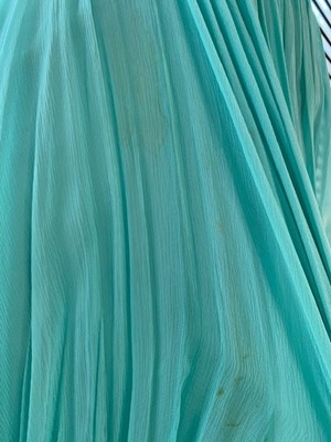 Lot 388 - A Jean Dessès draped chiffon evening gown, 'Silhouette' collection, Spring-Summer 1951