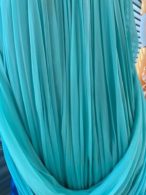 Lot 388 - A Jean Dessès draped chiffon evening gown, 'Silhouette' collection, Spring-Summer 1951