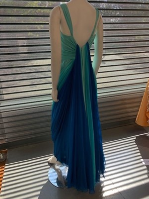 Lot 388 - A Jean Dessès draped chiffon evening gown, 'Silhouette' collection, Spring-Summer 1951