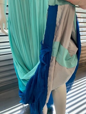 Lot 388 - A Jean Dessès draped chiffon evening gown, 'Silhouette' collection, Spring-Summer 1951
