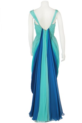 Lot 388 - A Jean Dessès draped chiffon evening gown, 'Silhouette' collection, Spring-Summer 1951